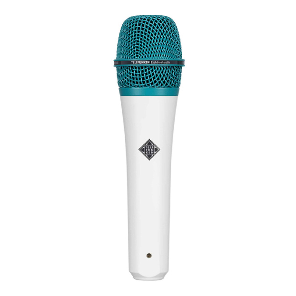 TELEFUNKEN M80 Custom Shop ホワイト/ターコイズ ダイナミックマイク