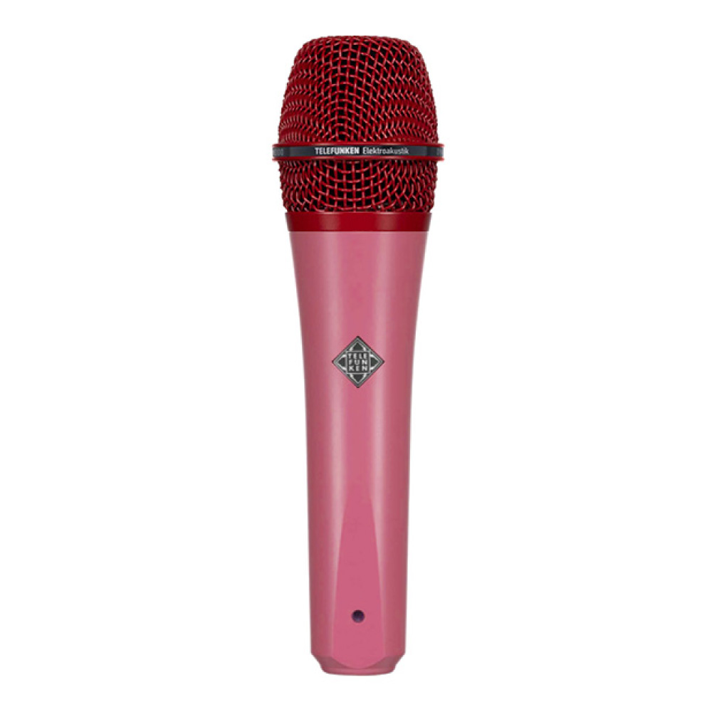 TELEFUNKEN M80 Custom Shop ピンク/レッド ダイナミックマイク