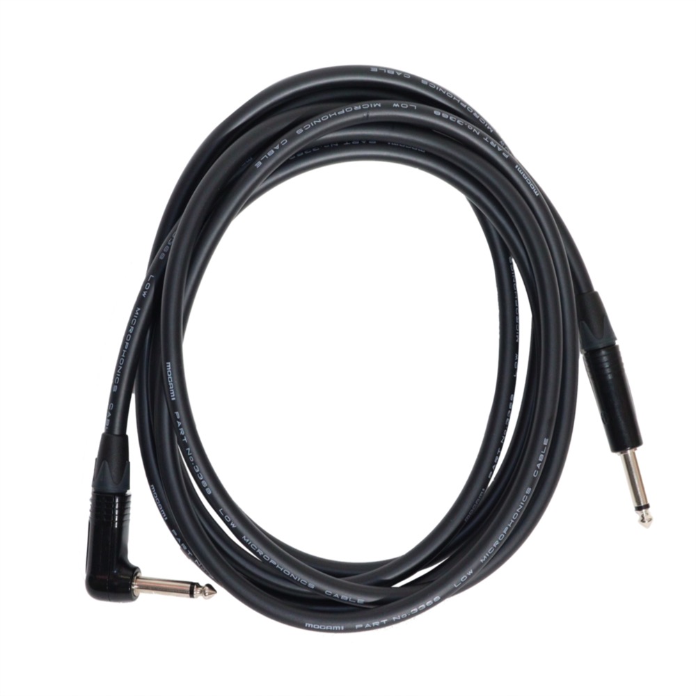 MOGAMI 3368 SL 3m NEUTRIKプラグ 片側L型プラグ 3メートル ギターケーブル