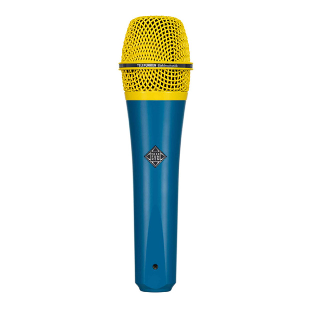 TELEFUNKEN M80 Custom Shop ブルー/イエロー ダイナミックマイク