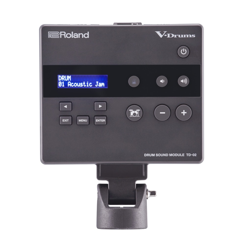 ROLAND TD-02KV V-Drums 電子ドラムセット モジュールトップ画像