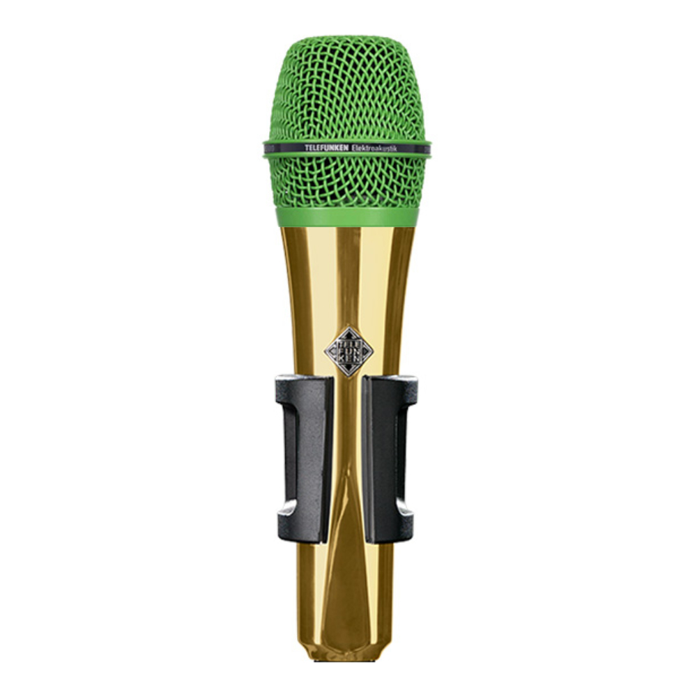 TELEFUNKEN M80 Custom Shop ゴールド/グリーン ダイナミックマイク