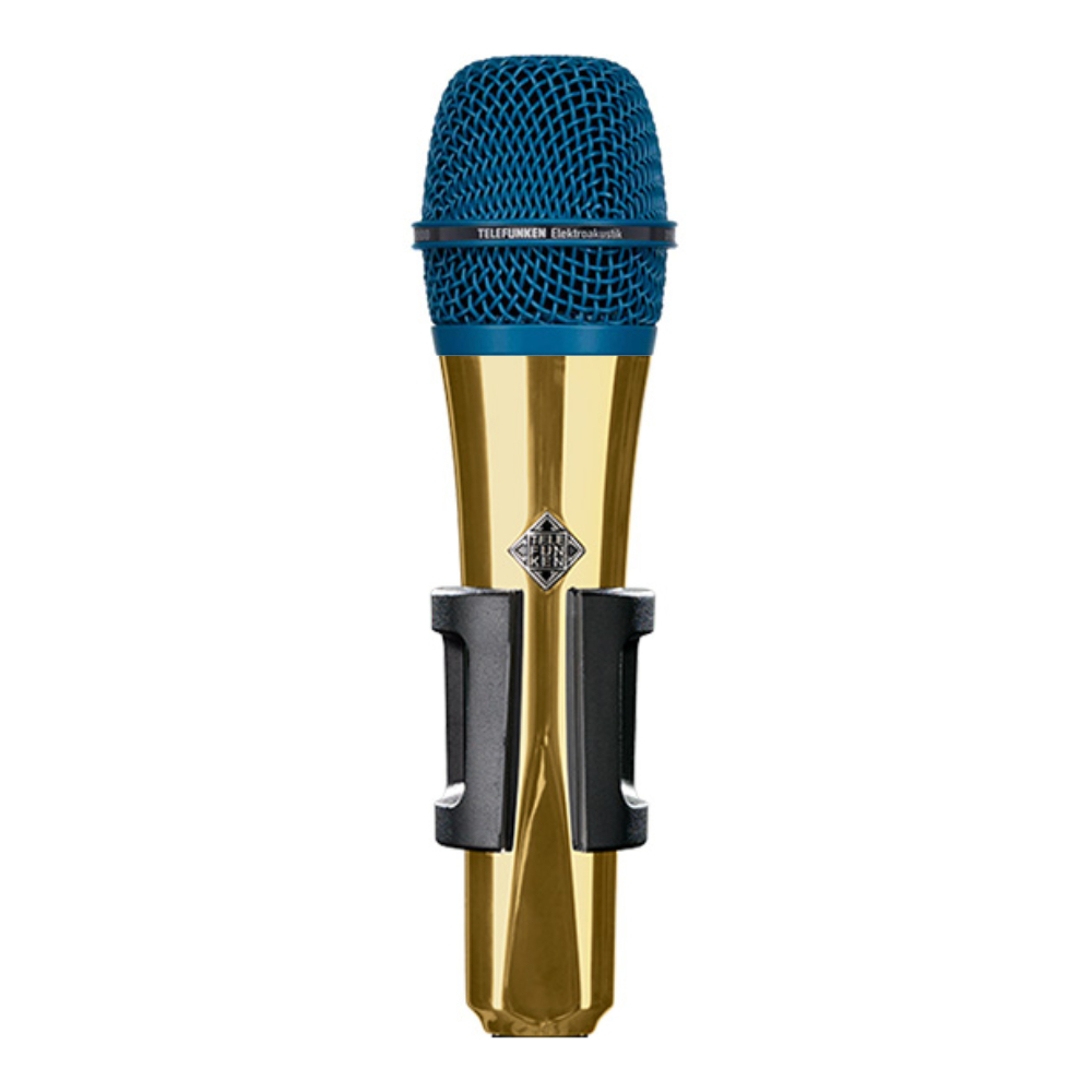 TELEFUNKEN M80 Custom Shop ゴールド/ブルー ダイナミックマイク