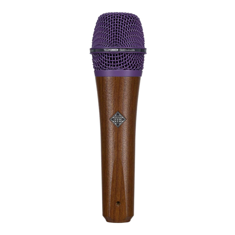 TELEFUNKEN M80 Custom Shop ダークウッド/パープル ダイナミックマイク