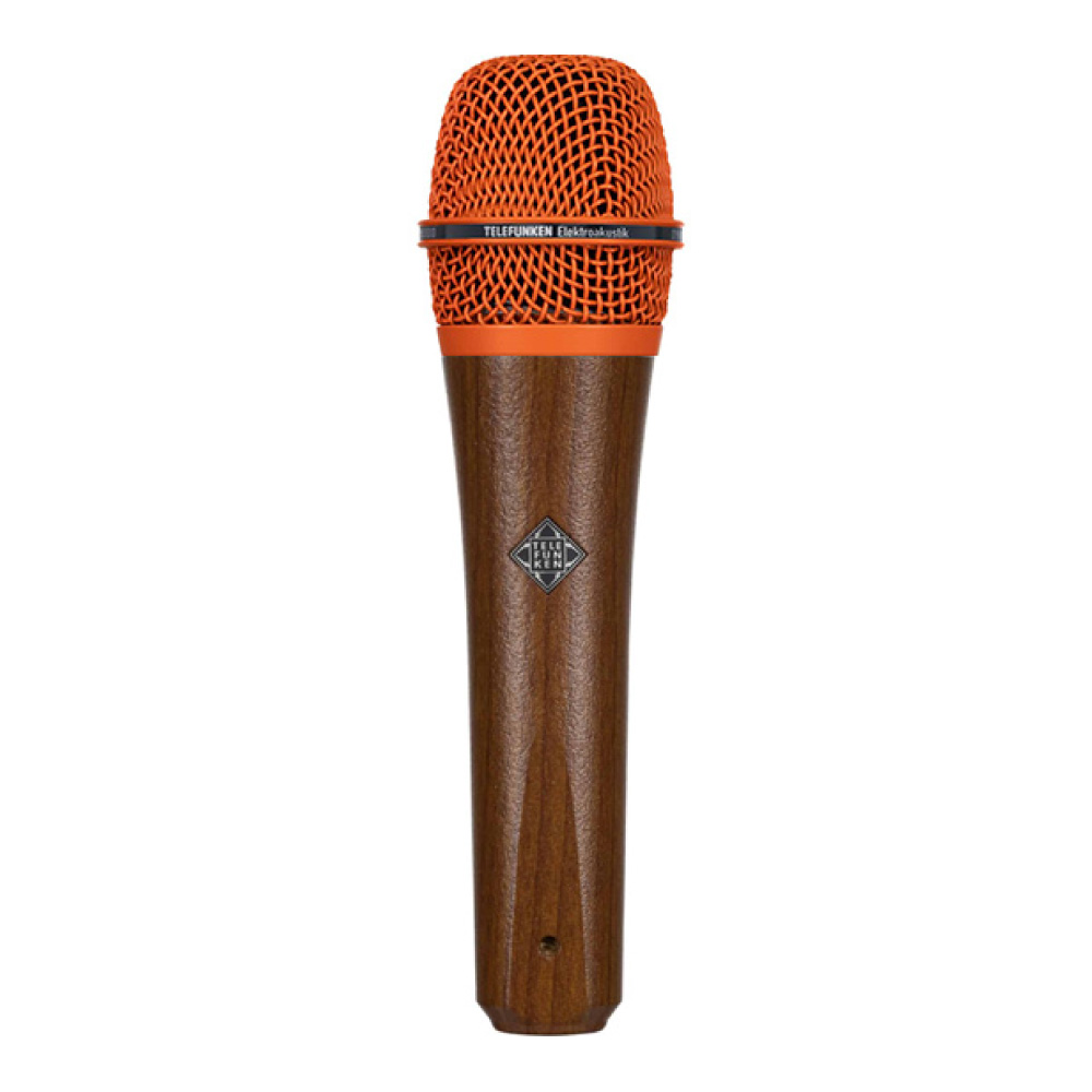 TELEFUNKEN M80 Custom Shop ダークウッド/オレンジ ダイナミックマイク