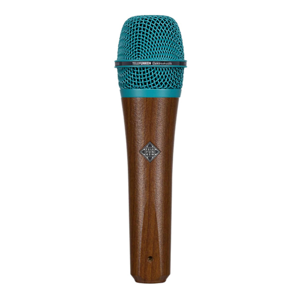 TELEFUNKEN M80 Custom Shop ダークウッド/ターコイズ ダイナミックマイク