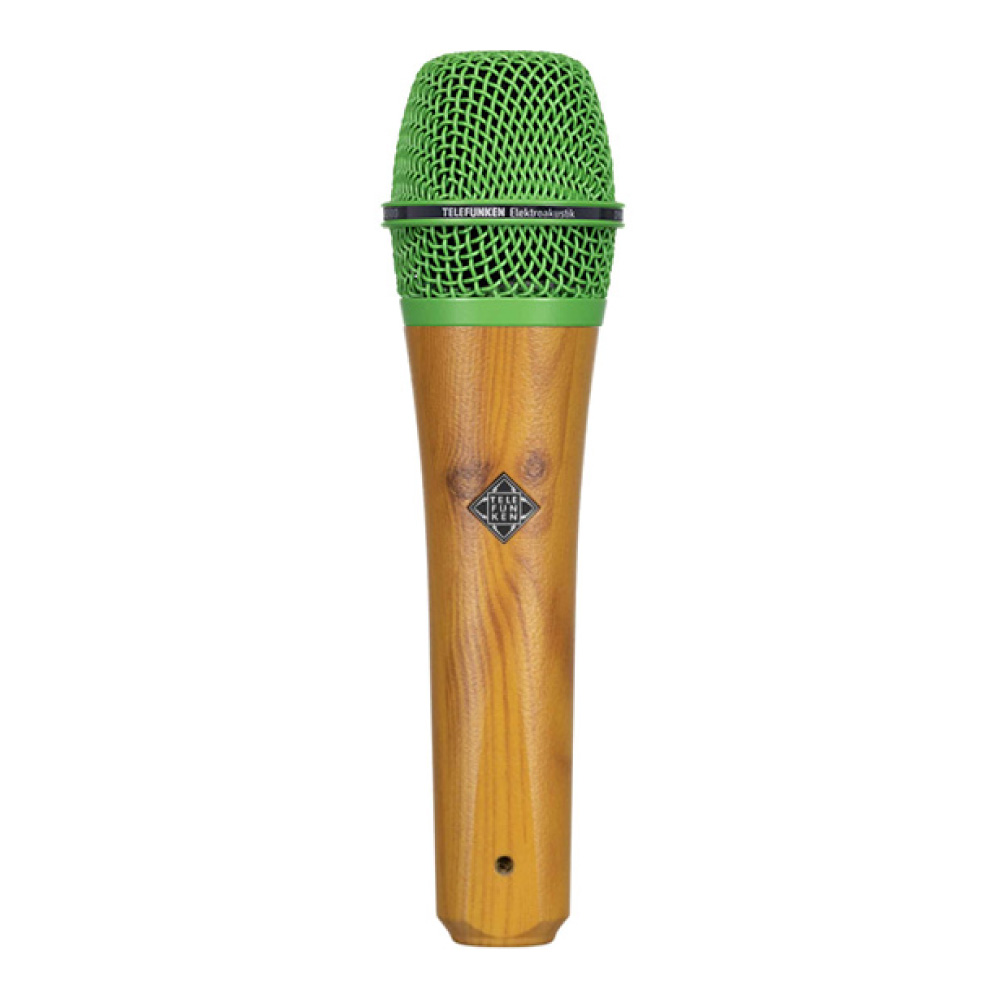 TELEFUNKEN M80 Custom Shop ライトウッド/グリーン ダイナミックマイク