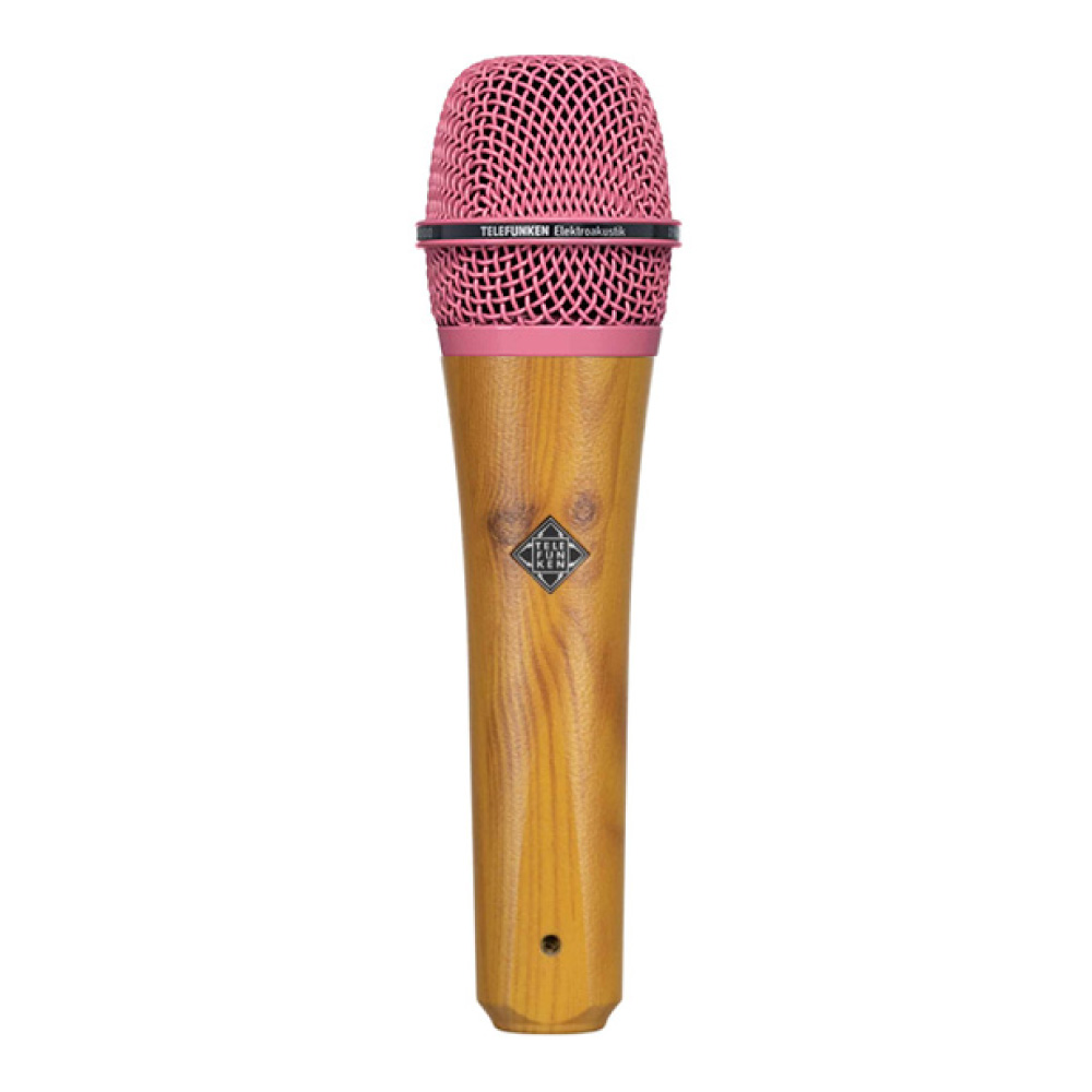TELEFUNKEN M80 Custom Shop ライトウッド/ピンク ダイナミックマイク