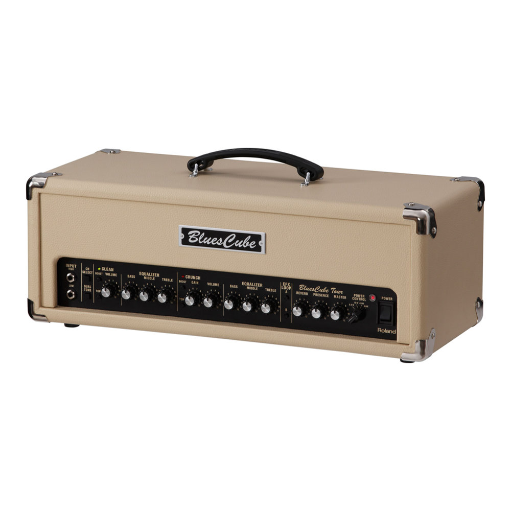 ROLAND Blues Cube Tour ギターアンプ ヘッド BC-TOUR 2ch独立EQ搭載 100Wヘッドアンプ スラント画像