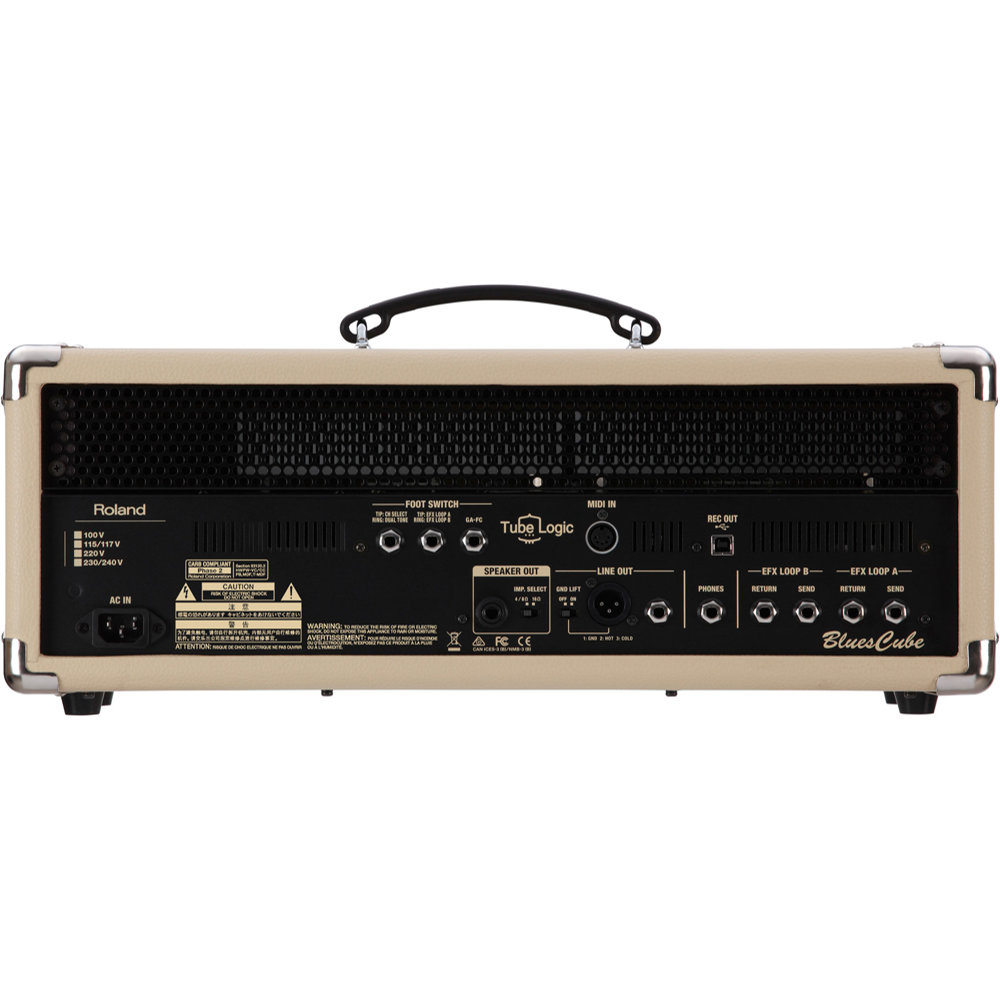 ROLAND Blues Cube Tour ギターアンプ ヘッド BC-TOUR 2ch独立EQ搭載 100Wヘッドアンプ バックパネル画像
