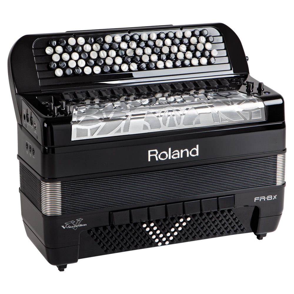 ROLAND FR-8XB BK ボタン鍵盤タイプ Vアコーディオン 全体画像