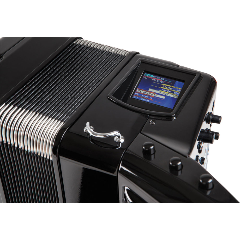ROLAND FR-8XB BK ボタン鍵盤タイプ Vアコーディオン ディスプレイ部画像