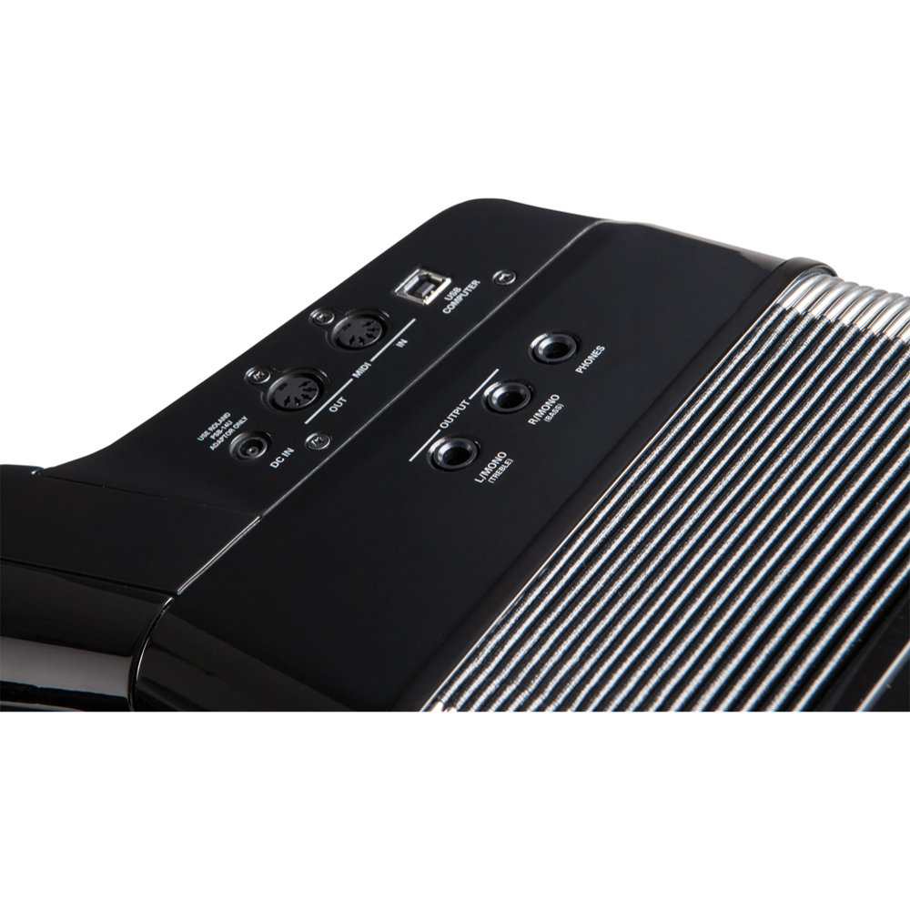 ROLAND FR-8XB BK ボタン鍵盤タイプ Vアコーディオン 端子側画像