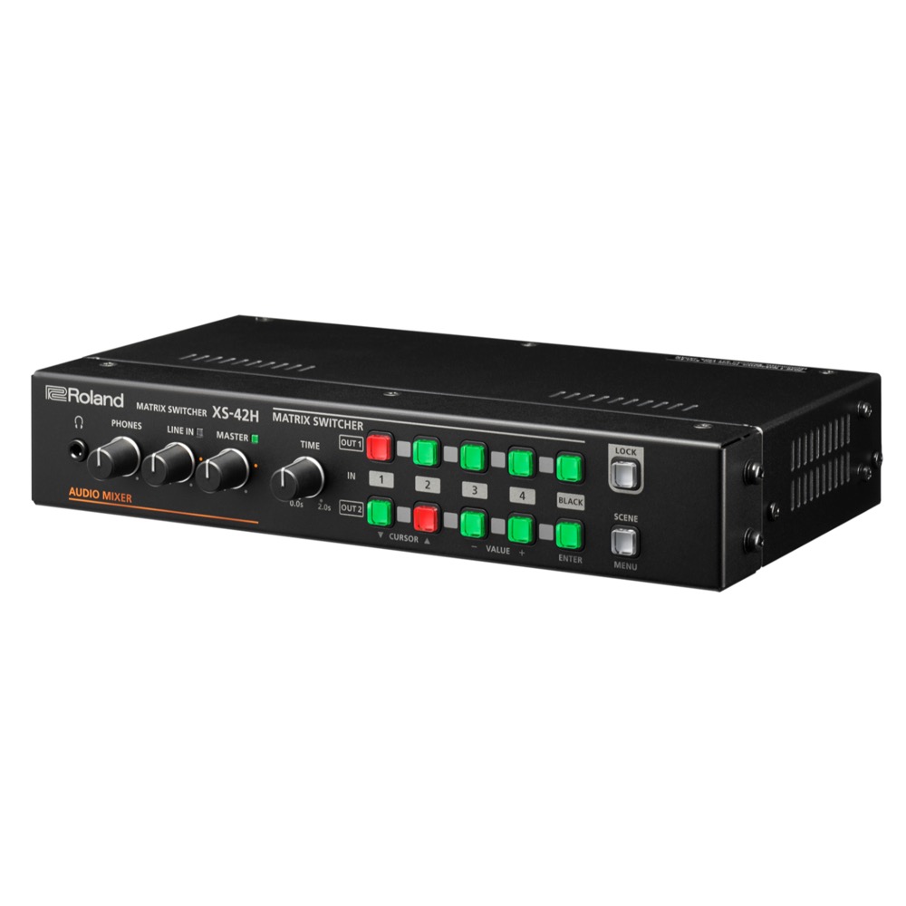 ROLAND XS-42H MATRIX SWITCHER 4入力2出力マルチフォーマットスイッチャー