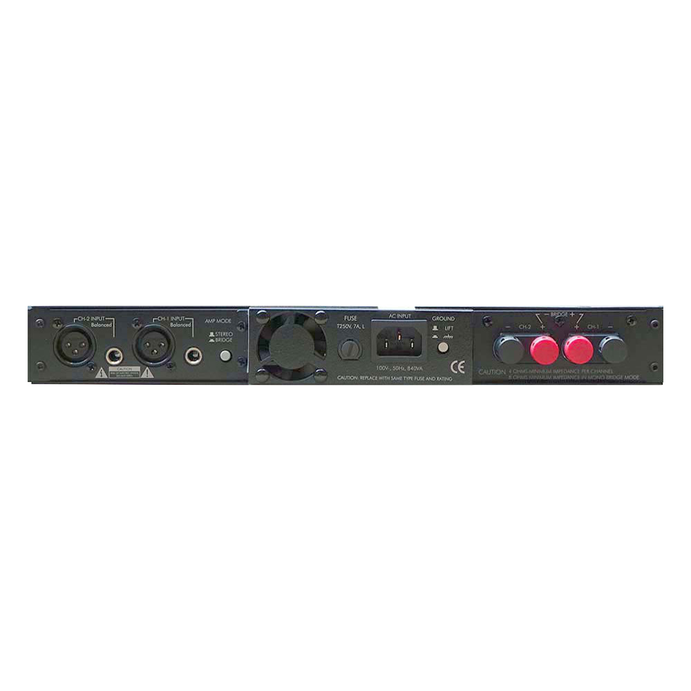 ART SLA1 100Wパワーアンプ 1Uラックマウント 100Wパワーアンプ 1Uラックマウント 接続端子 画像