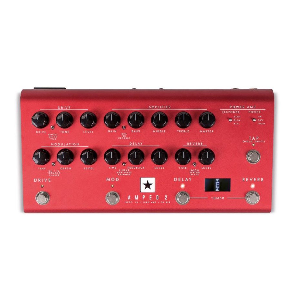 BLACKSTAR DEPT.10 AMPED 2 ペダル型100Wギターアンプヘッド エフェクター搭載