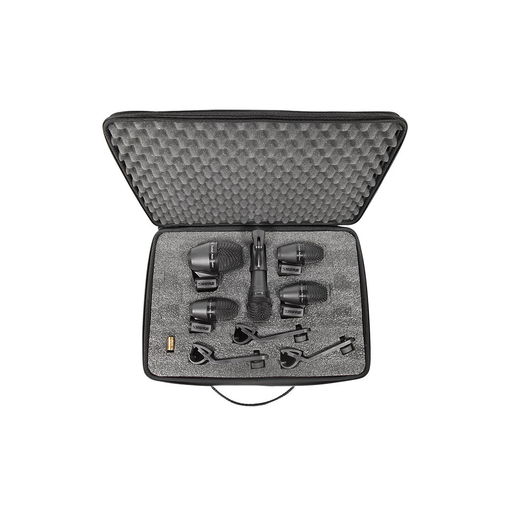 SHURE PGADRUMKIT5-J ドラム用マイクロホンキット 内容物画像