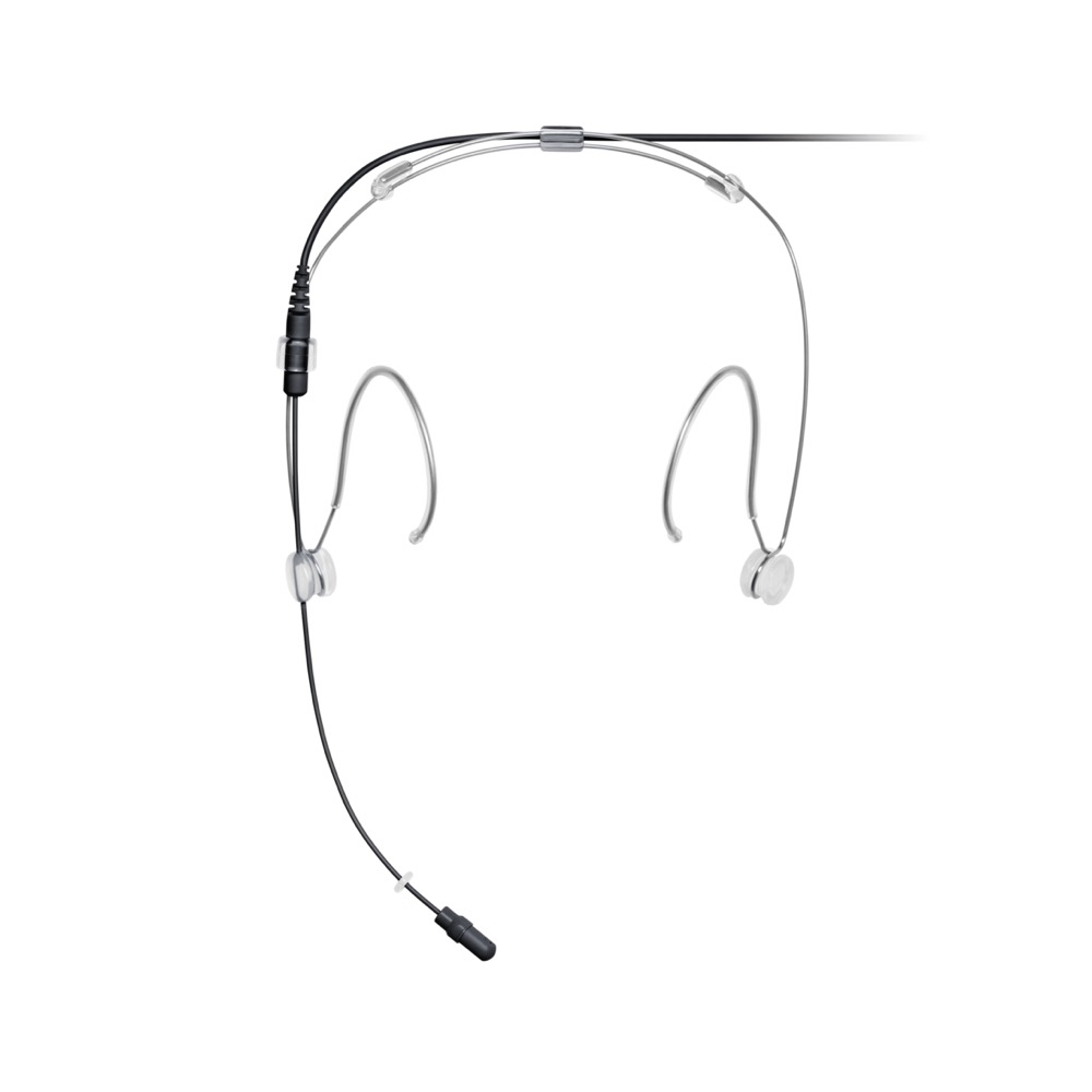 SHURE DH5B/O-MTQG ヘッドセットマイクロホン 無指向性 ブラック TA4F端子 超小型 防塵防水 マイク 正面画像