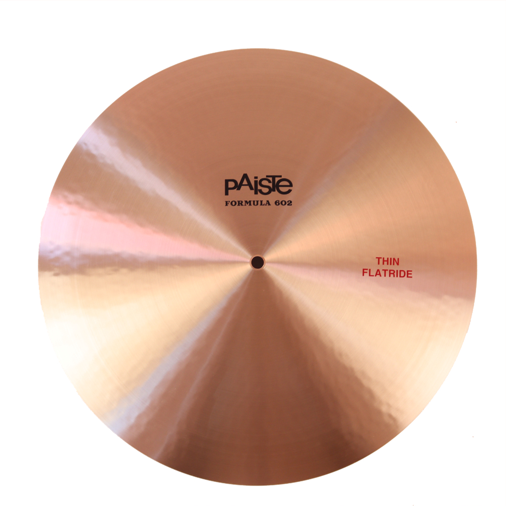 PAISTE Formula 602 Classic Thin Flatride 18" ライドシンバル