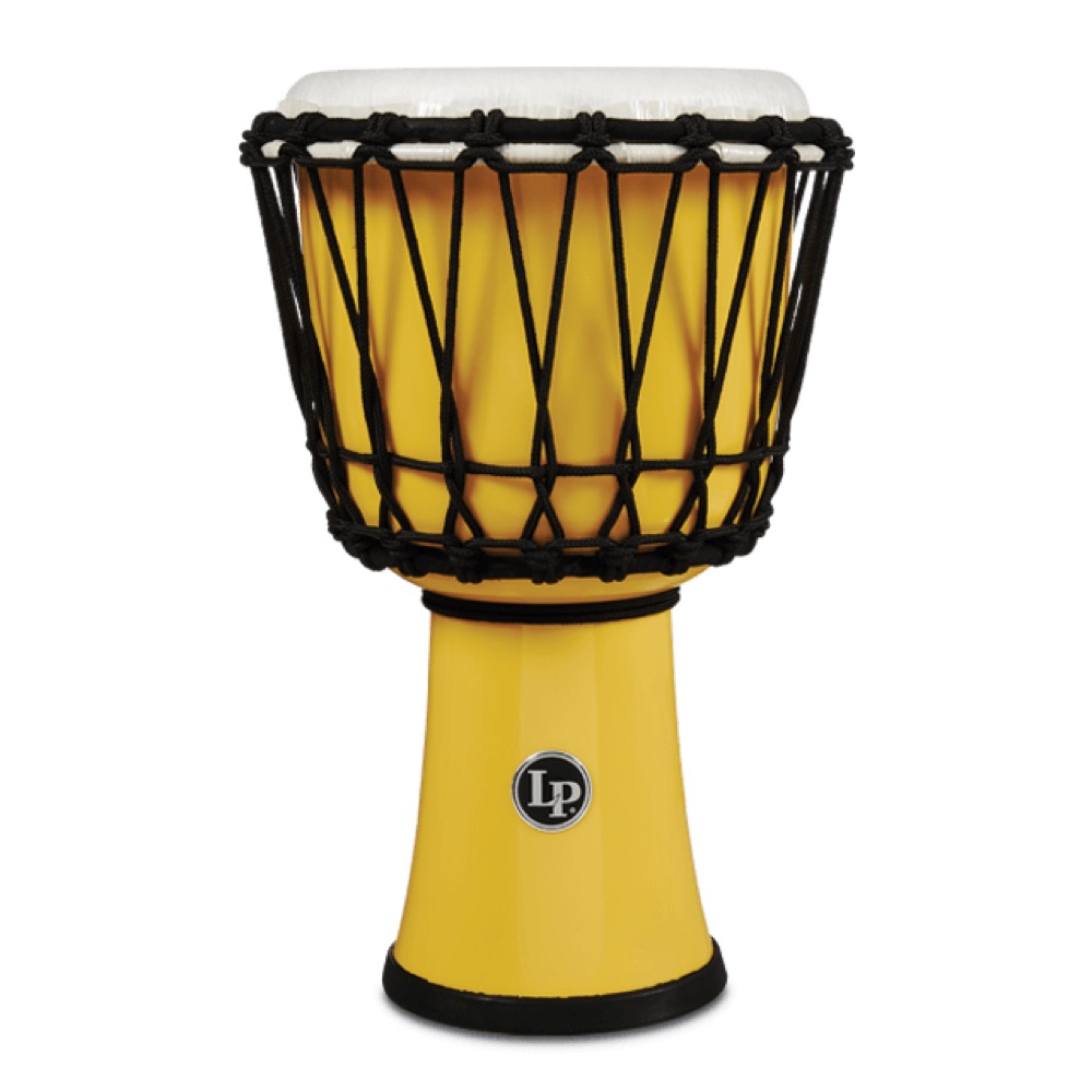 LP LP1607YL 7-INCH ROPE TUNED CIRCLE DJEMBE WITH PERFECT-PITCH HEAD Yellow ジャンベ