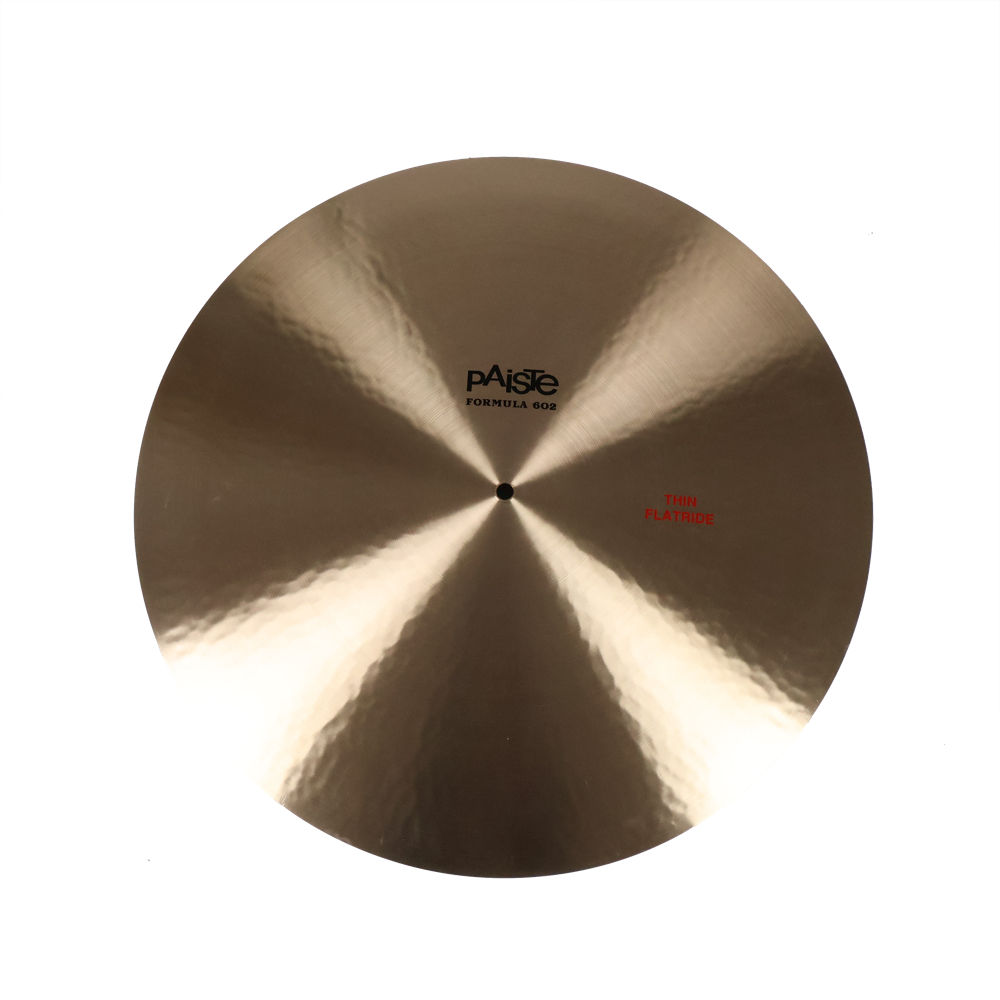 PAISTE Formula 602 Classic Thin Flatride 22" ライドシンバル