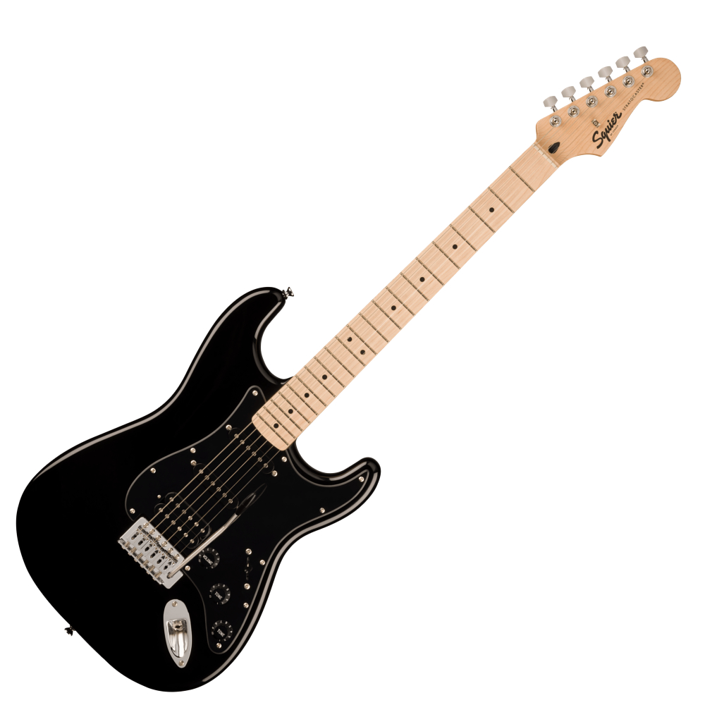 Squier スクワイヤー スクワイア Sonic Stratocaster HSS MN BLK エレキギター ストラトキャスター