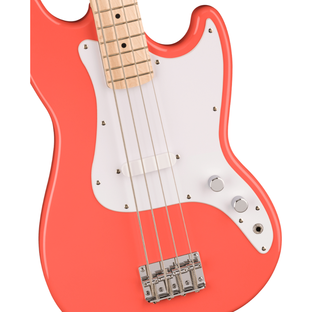 Squier スクワイヤー スクワイア Sonic Bronco Bass MN TCO エレキベース ボディトップ画像