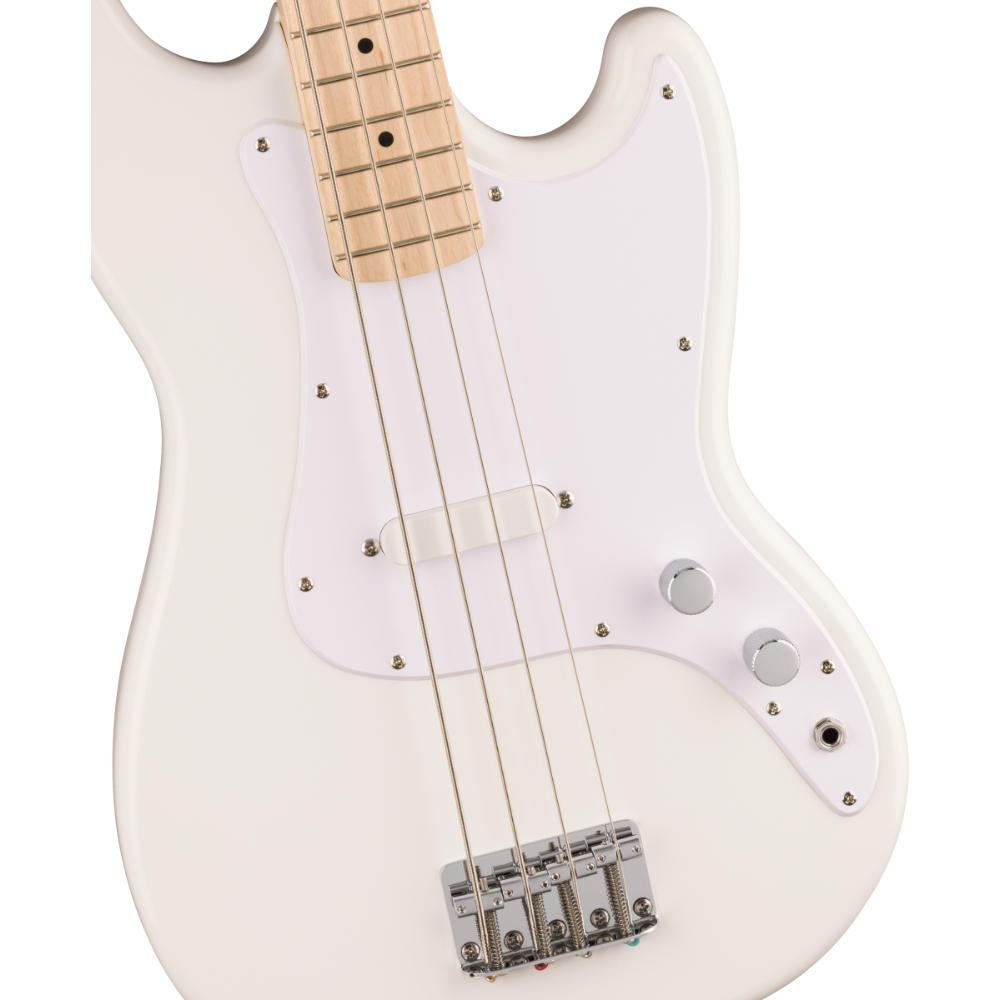 Squier スクワイヤー スクワイア Sonic Bronco Bass MN AWT エレキベース ボディトップ画像