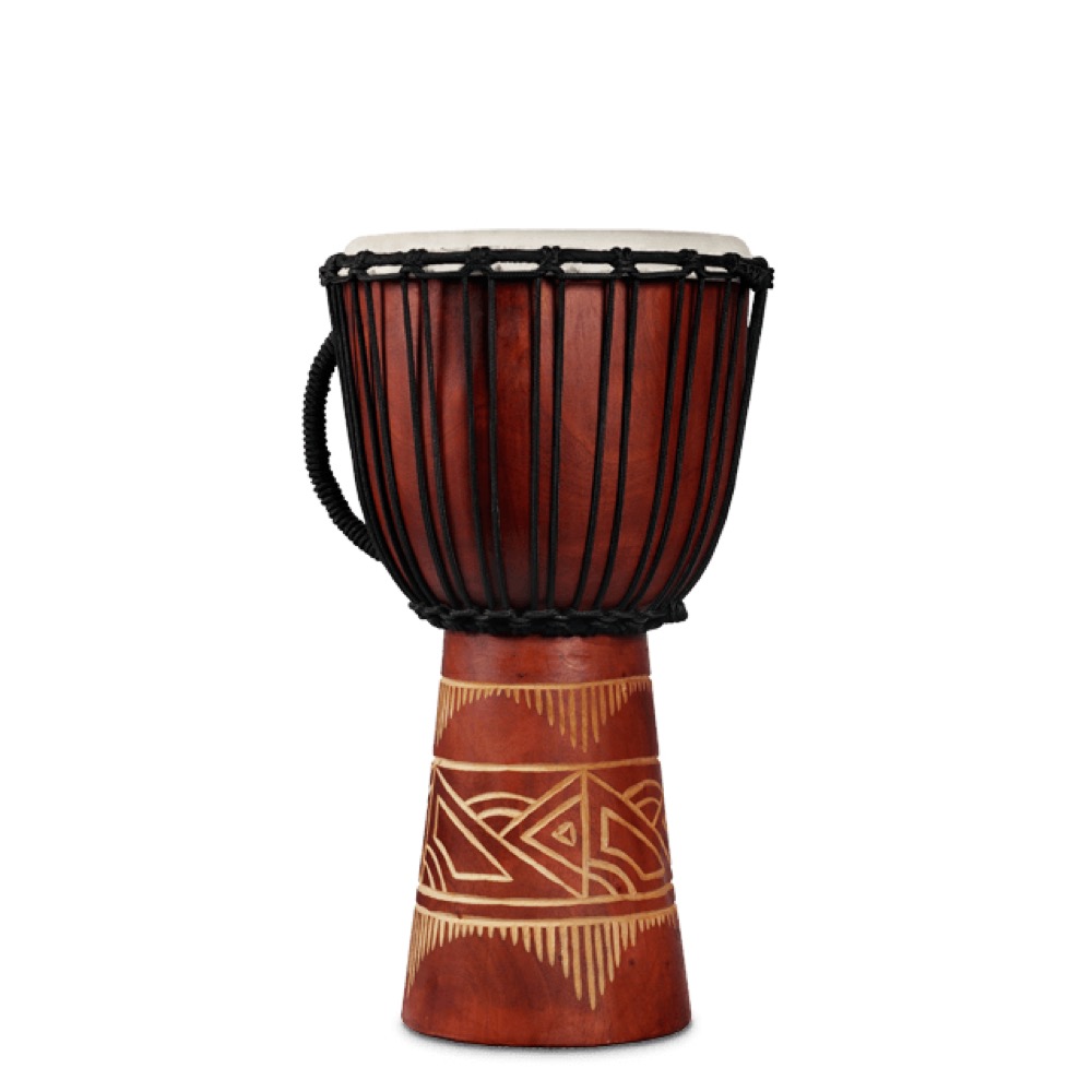 LP LP713MR WORLD BEAT WOOD ART MEDIUM DJEMBE RED ジャンベ