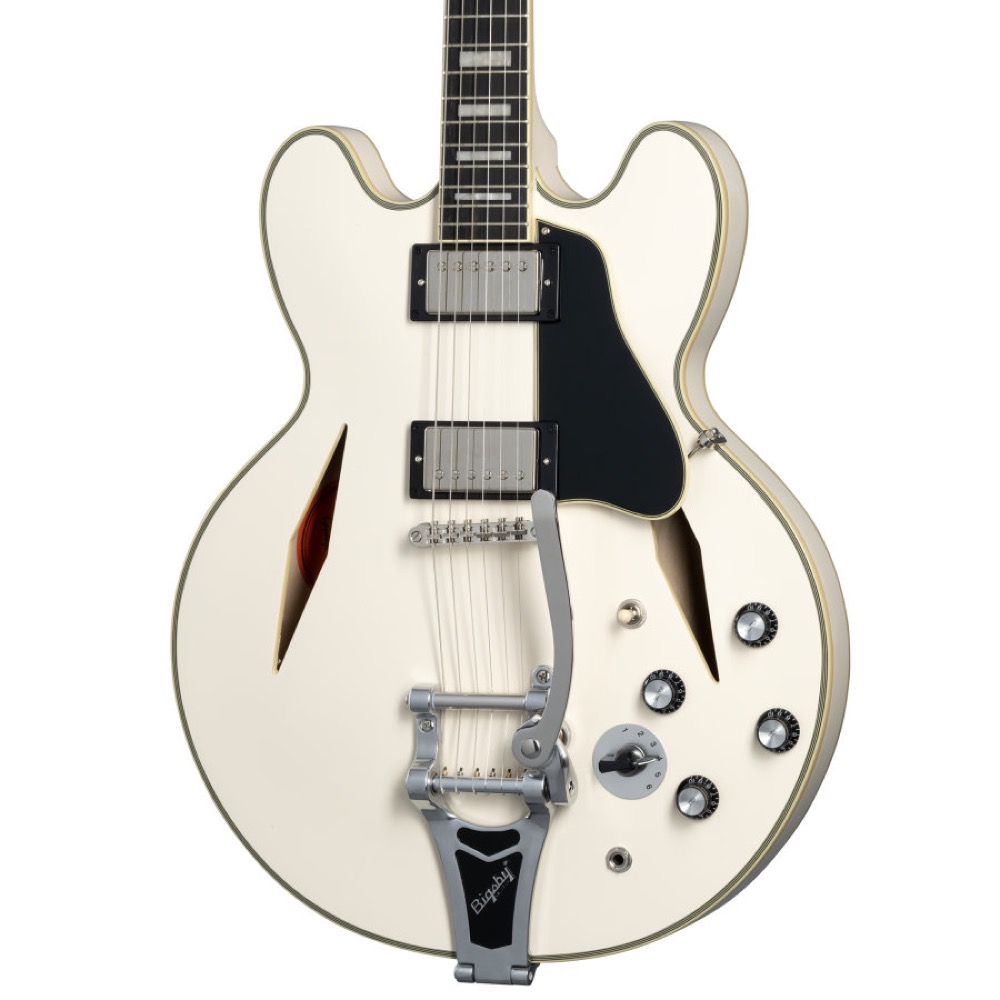 Epiphone エピフォン Shinichi Ubukata ES-355 Custom Bigsby Classic White IGES355CSUCWNB3 生形真一シグネチャーモデル エレキギター ボディ画像