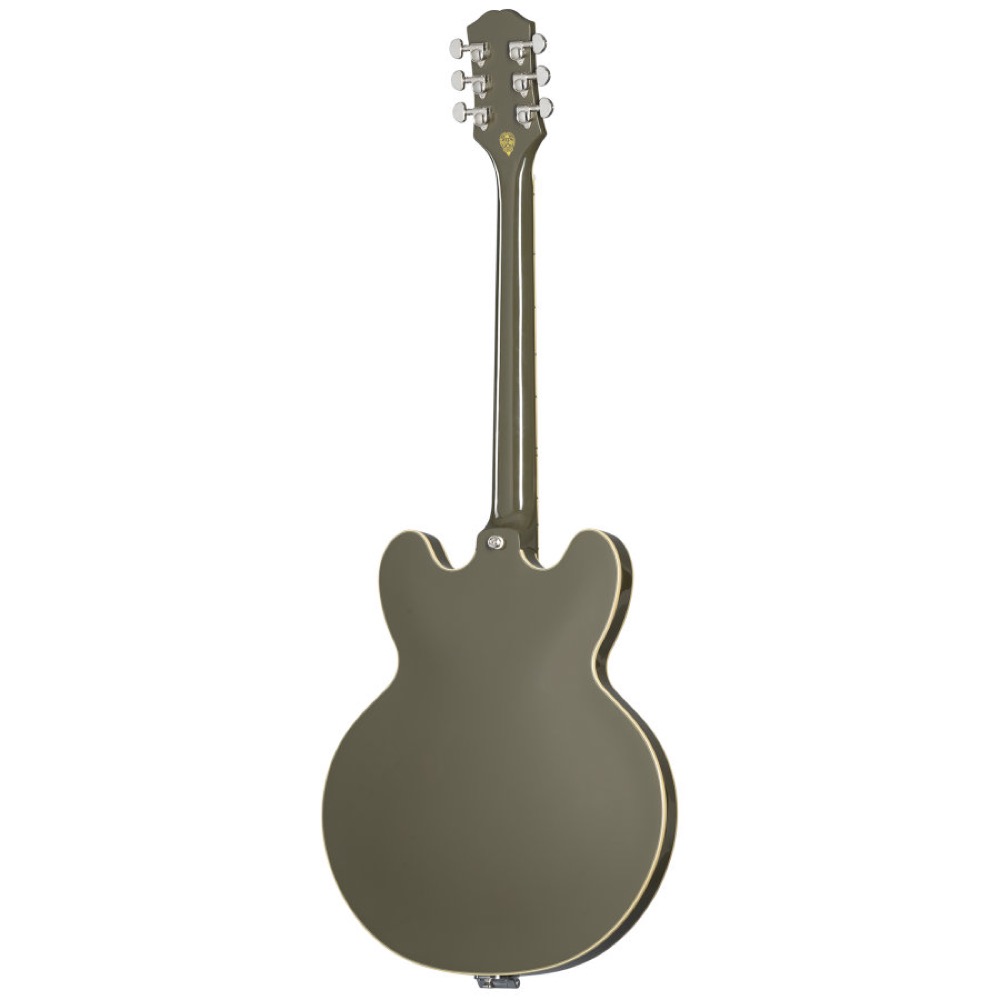 Epiphone エピフォン Shinichi Ubukata ES-355 Custom Bigsby Olive Drab IGES355CSUODNB3 生形真一シグネチャーモデル エレキギター 背面全体画像
