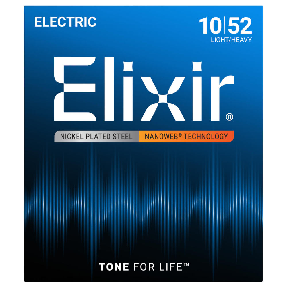 ELIXIR エリクサー 12077 2Pack NANOWEB Light Heavy 10-52 エレキギター弦