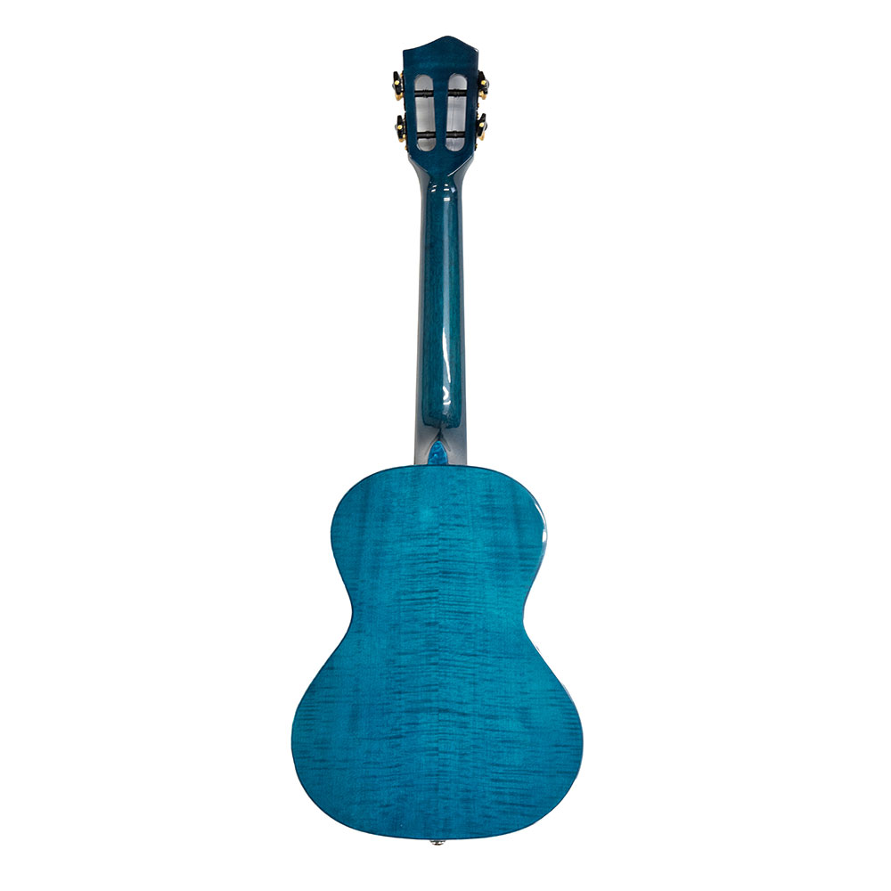 Kai Ukulele KT-BD テナーウクレレ アバロンインレイ採用 ケース付き 背面