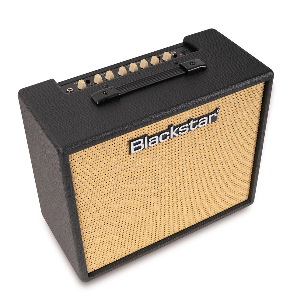 BLACKSTAR ブラックスター DEBUT 50R Black ギターアンプ 50W コンボ 斜め上トップパネル画像