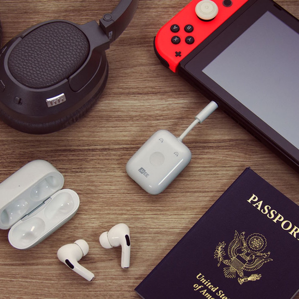 MEE audio ミーオーディオ Connect Air Bluetoothトランスミッター 送信機 ご家庭のテレビや他のオーディオ機器のBluetoothトランスミッターとして常時使用もOK