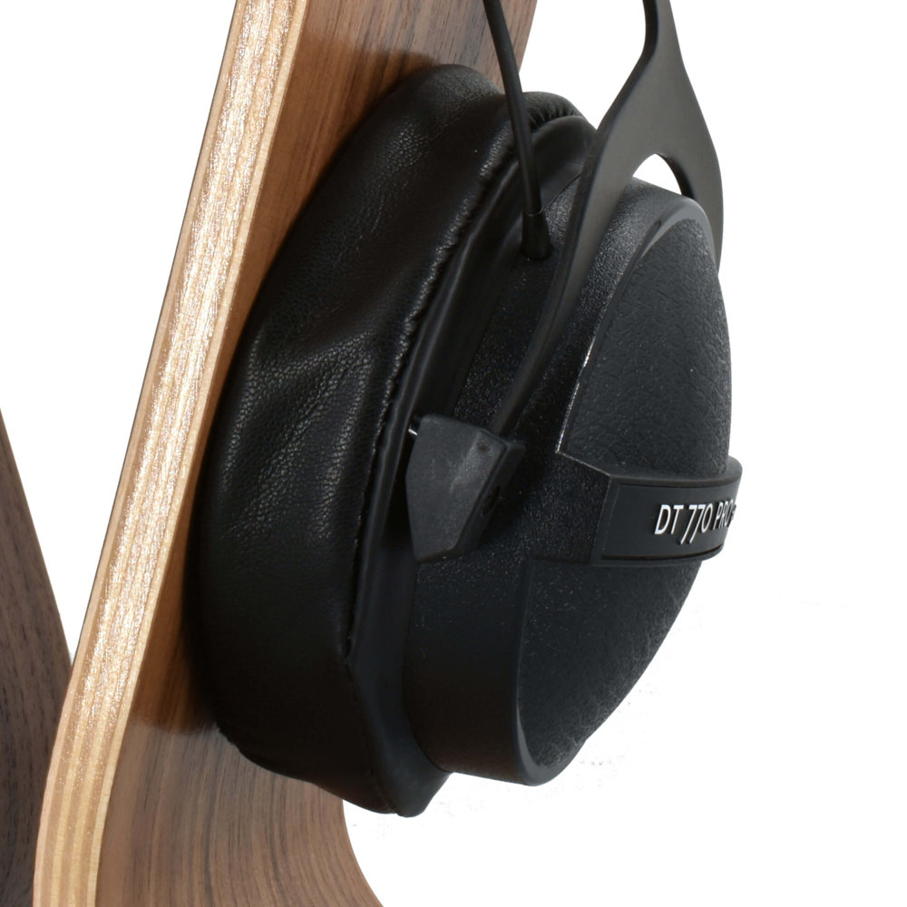 Dekoni Audio デコニオーディオ EPZ-DT78990-CHB Beyerdynamicヘッドホン用イヤーパッド 装着イメージ