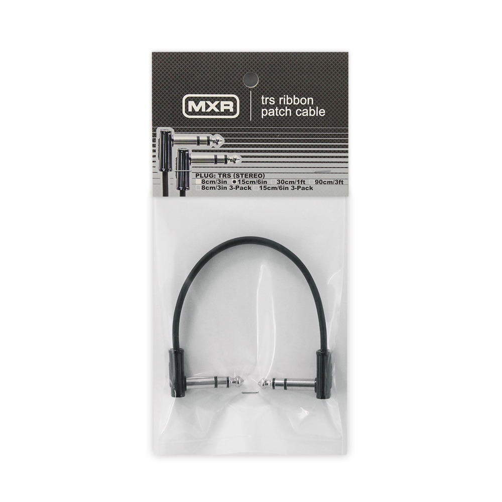 MXR DCISTR06R ribbon patch cable TRS 6IN 15cm パッチケーブル