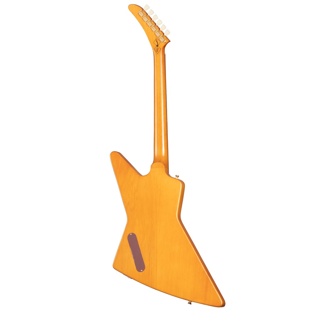 Epiphone エピフォン 1958 Korina Explorer White Pickguard Aged Natural エレキギター ボディバック