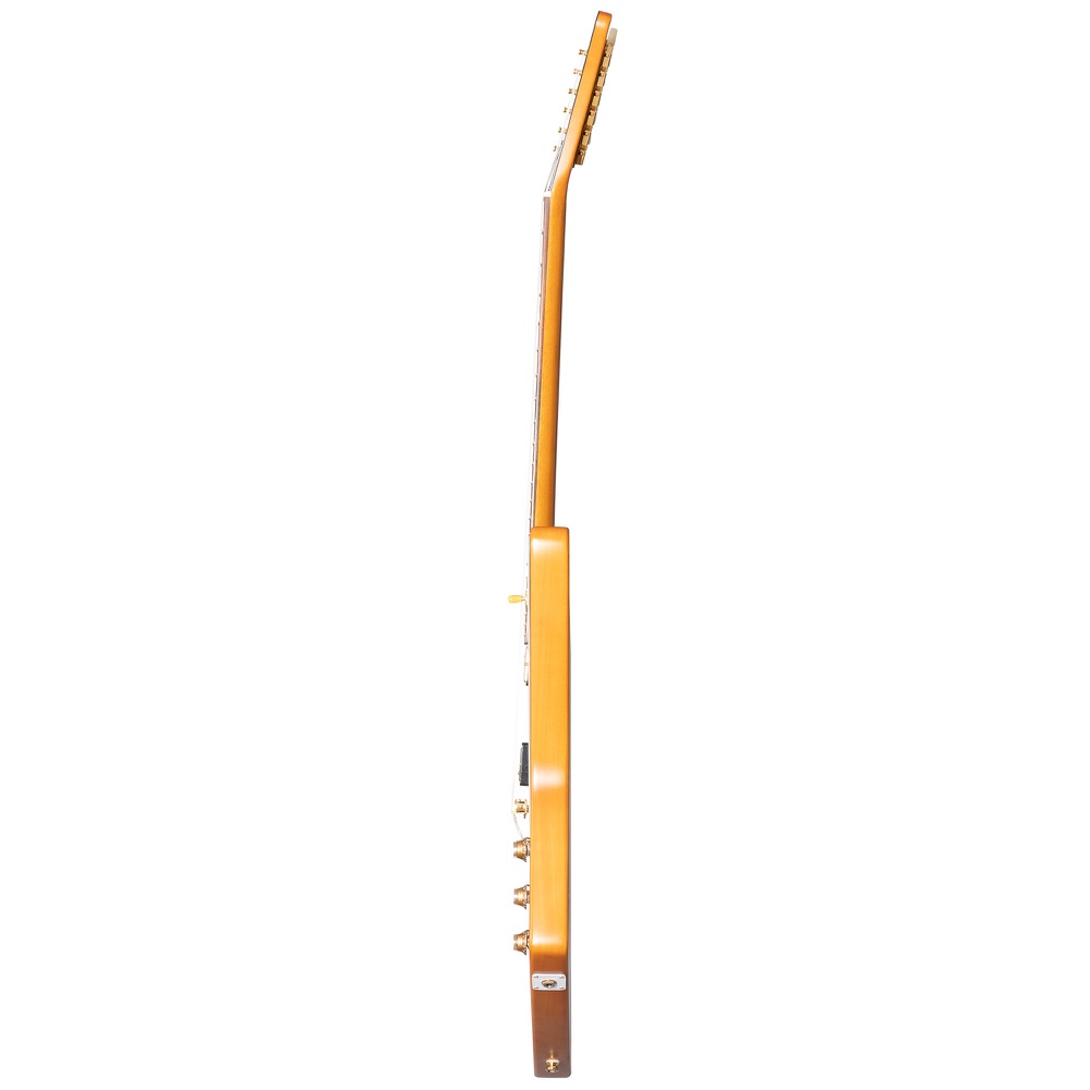 Epiphone エピフォン 1958 Korina Explorer White Pickguard Aged Natural エレキギター ボディサイド