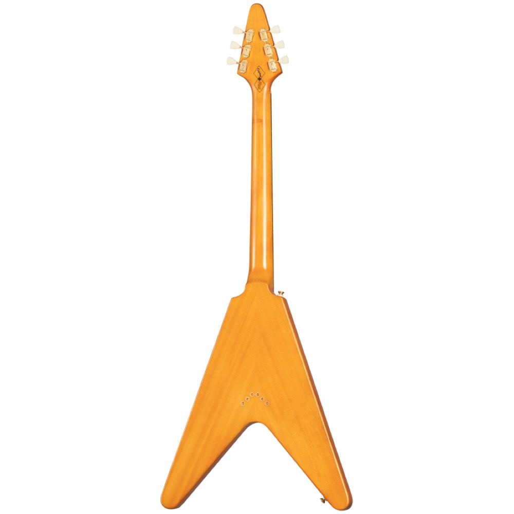 Epiphone エピフォン 1958 Korina Flying V White Pickguard Aged Natural エレキギター 詳細画像