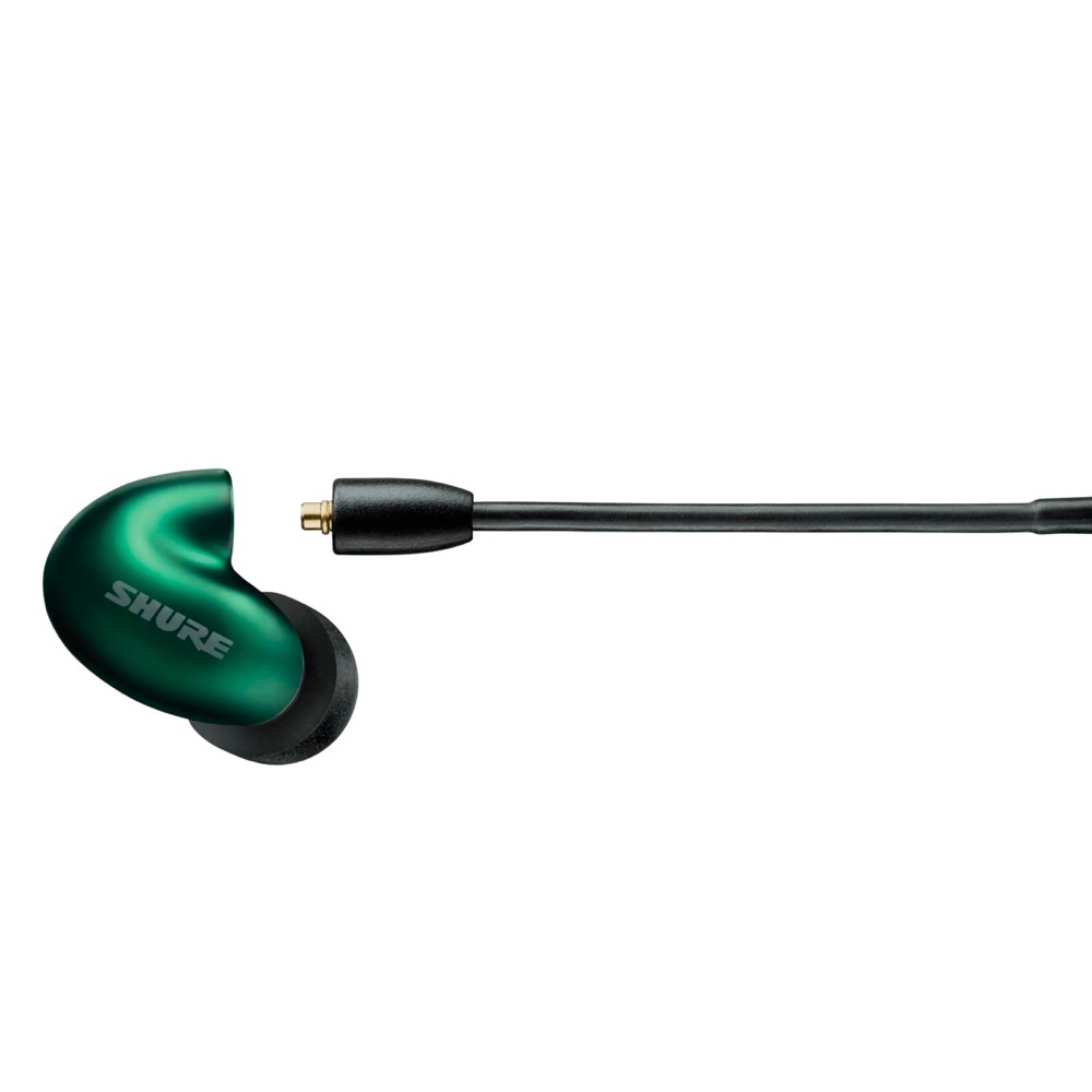 SHURE シュア SE846G2JD カナル型 MMCX着脱式高遮音性イヤホン イヤモニ インイヤーモニター ジェイドグリーン 着脱式ケーブル画像