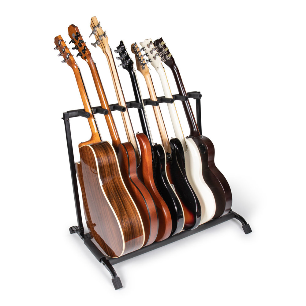 Gator Frameworks ゲイターフレームワークス RI-GTR-RACK7 最大7本立てギタースタンド ギター設置イメージリア