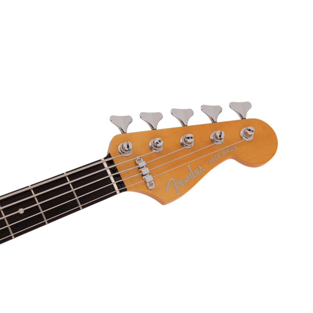 Fender フェンダー Deluxe Jazz Bass V Kazuki Arai Edition Rosewood Fingerboard Black エレキベース King Gnu 新井和輝 シグネイチャーモデル ネック画像