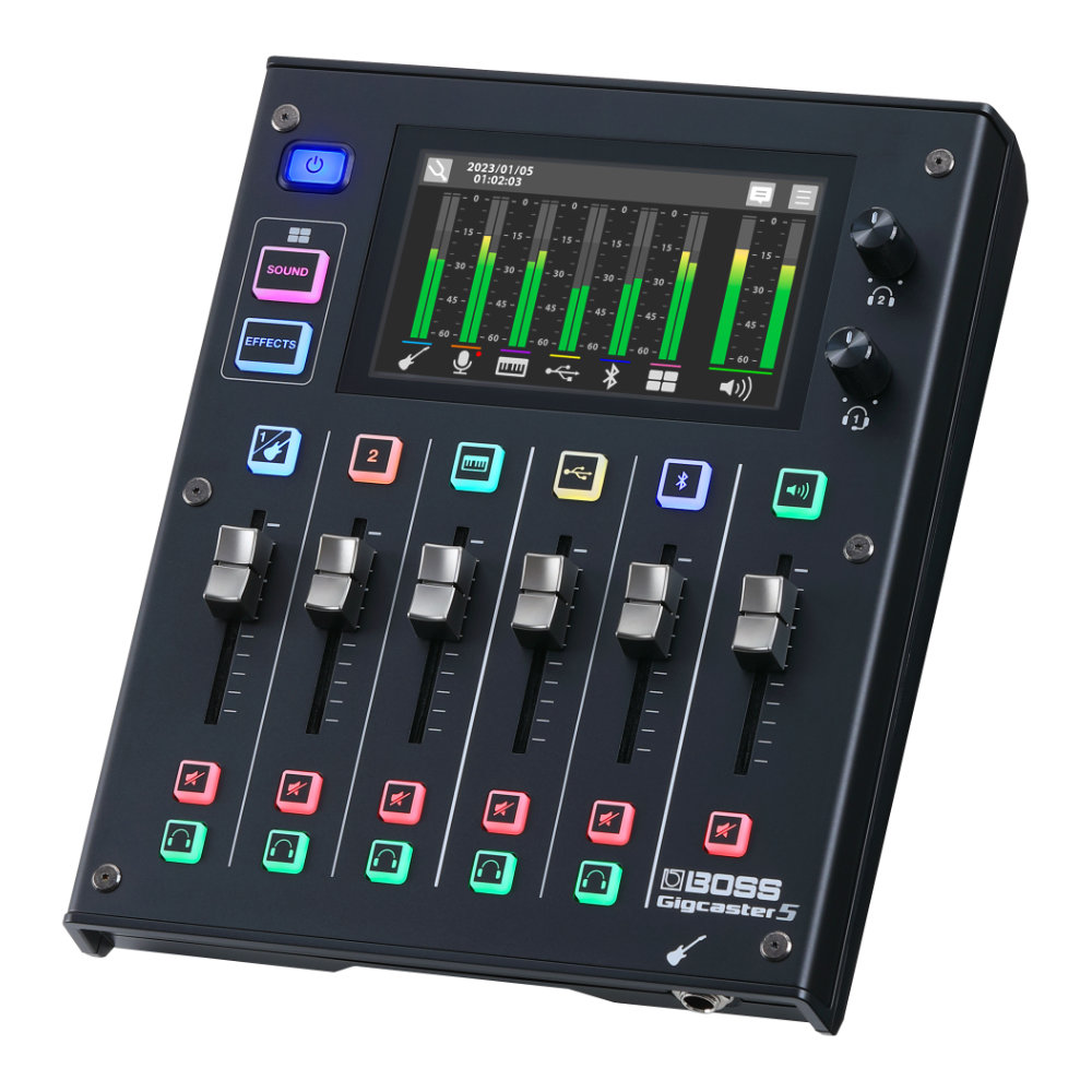 BOSS ボス GCS-5 Gigcaster 5 オーディオストリーミングミキサー 全体像