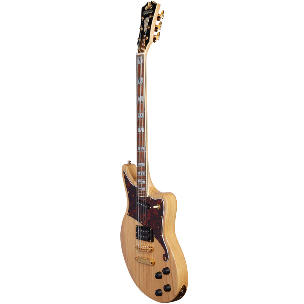 D’Angelico ディアンジェリコ Deluxe Bedford Natural Swamp Ash エレキギター ボディサイド