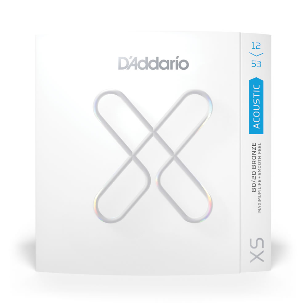 D’Addario XSABR1253 XS 80/20 BR Light 12-53 アコースティックギター弦 コーティング弦