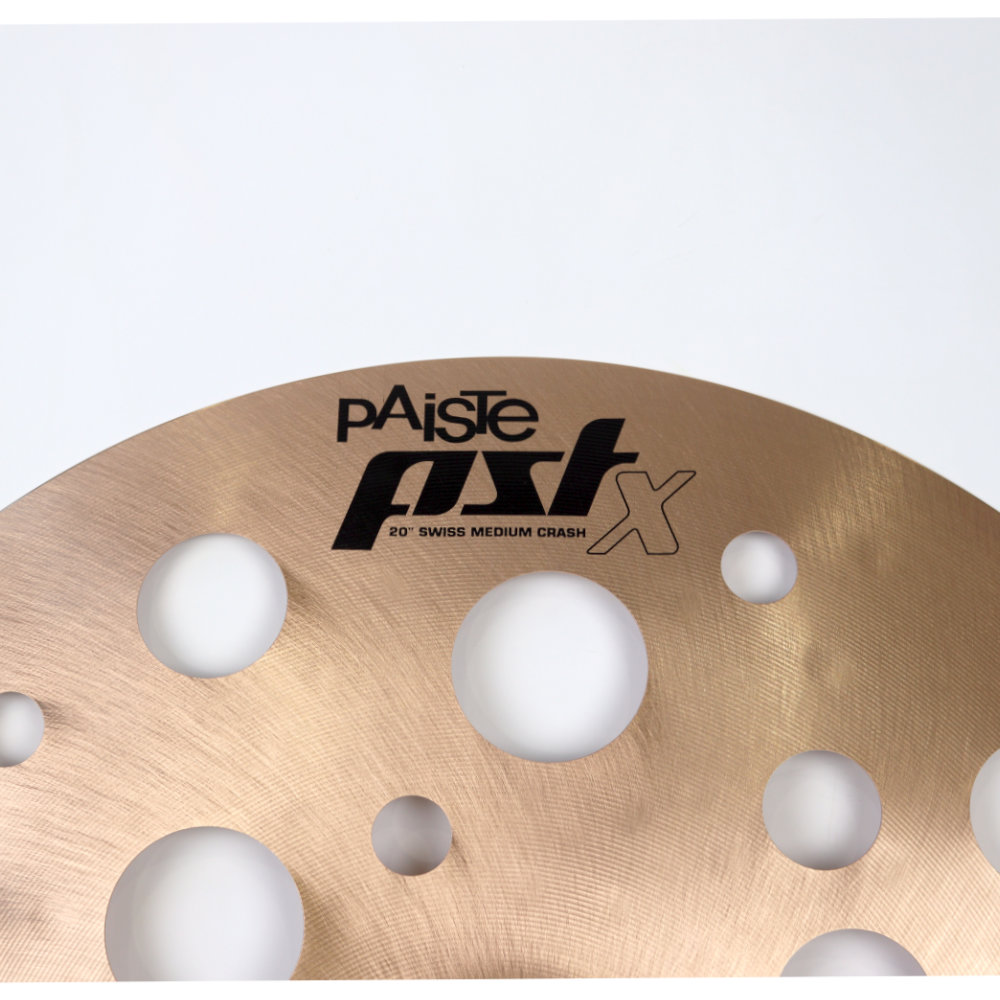 PAISTE パイステ PST X Swiss Medium Crash 20" クラッシュシンバル 表ロゴ