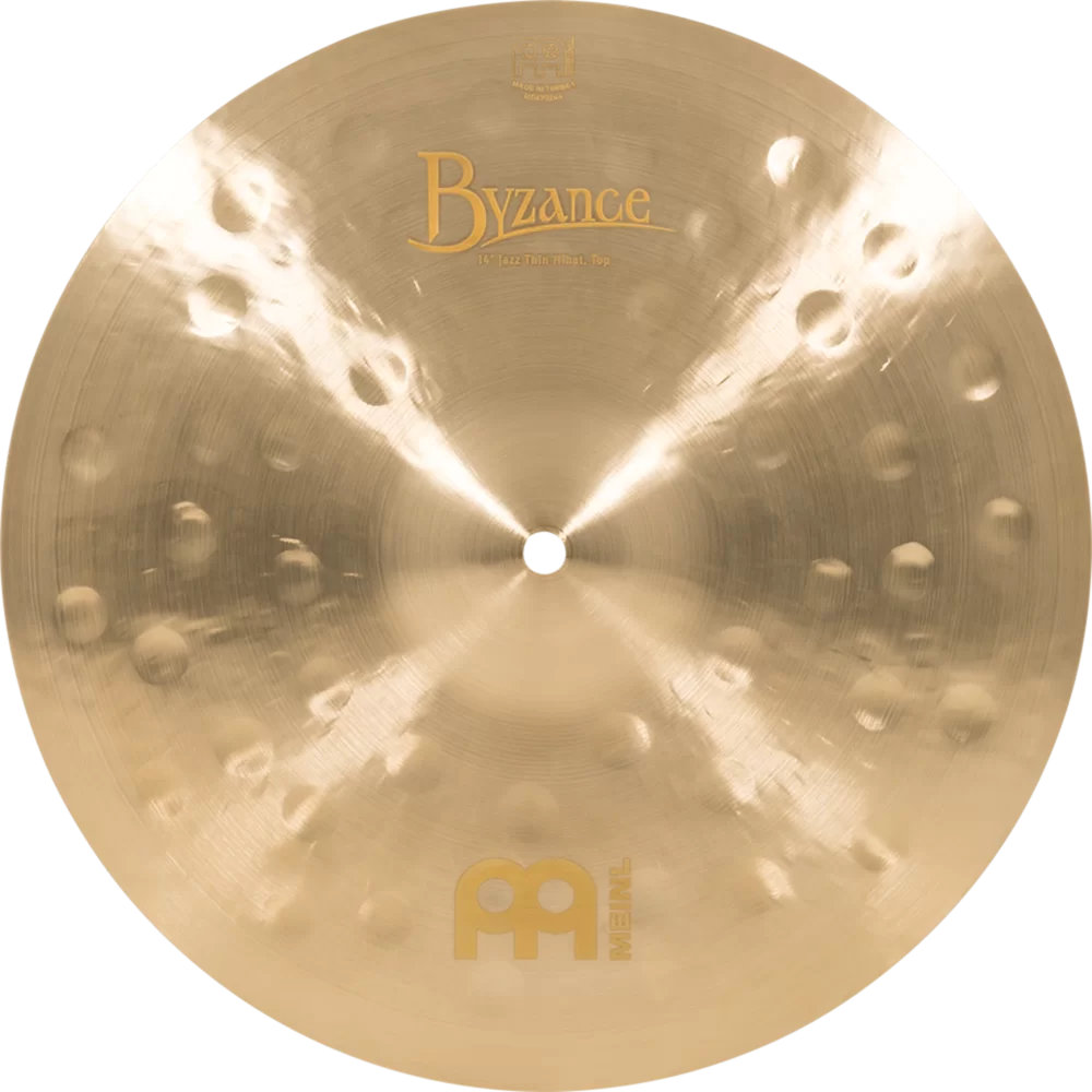 MEINL マイネル B14JTH 14” Byzance Jazz Hihats THIN ハイハット トップ＆ボトム トップ表正面