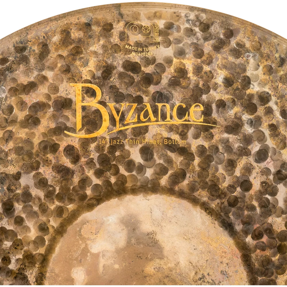 MEINL マイネル B14JTH 14” Byzance Jazz Hihats THIN ハイハット トップ＆ボトム ボトムロゴ