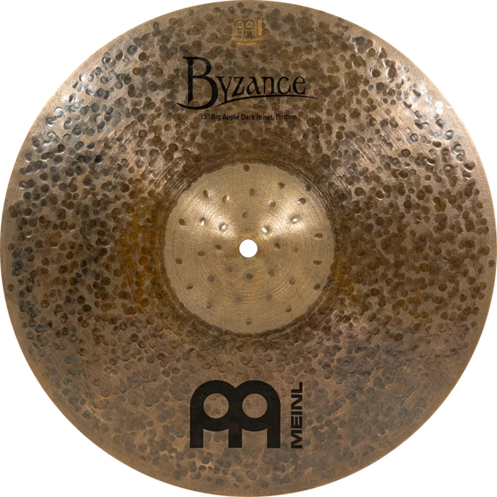 MEINL マイネル B15BADAH Byzance Dark Big Apple Dark 15” Hihat ハイハット トップ&ボトム ボトム表正面